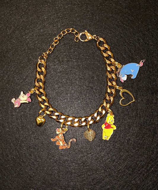 Pooh And Friends Charm Bracelet