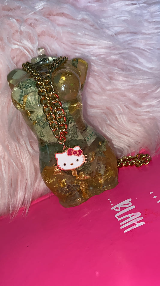 Gold Hello Kitty Chain Necklace